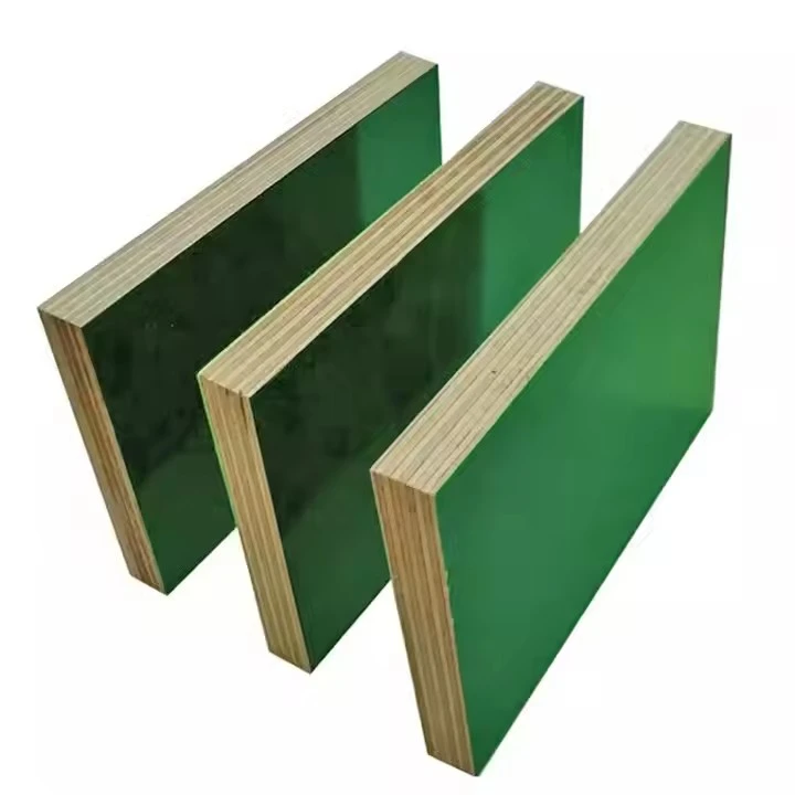Green Plywood PP Material Film Faced Veneer 18mm Green Plywood PP Material Film Faced Veneer 18mm
